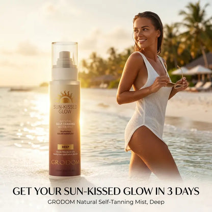 Self Tanning Mist for Body – Non-Sticky, Streak-Free, Vegan Sunless Tanner | All Skin Types | No Fake Tan Smell