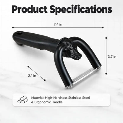 Beef & Pork Slicer, Handheld Meat Fat Trimming Knife, Ergonomic Meat Cutting Tool for Butchering, Meat Preparation & Home Kitchen Use