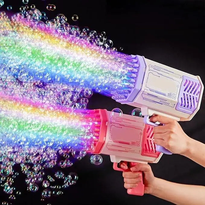 Kids Bubble Machine with Colorful Lights – Ages 4–12