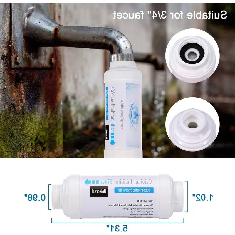 Calcium Inhibitor Filter for Outdoor Misting Systems