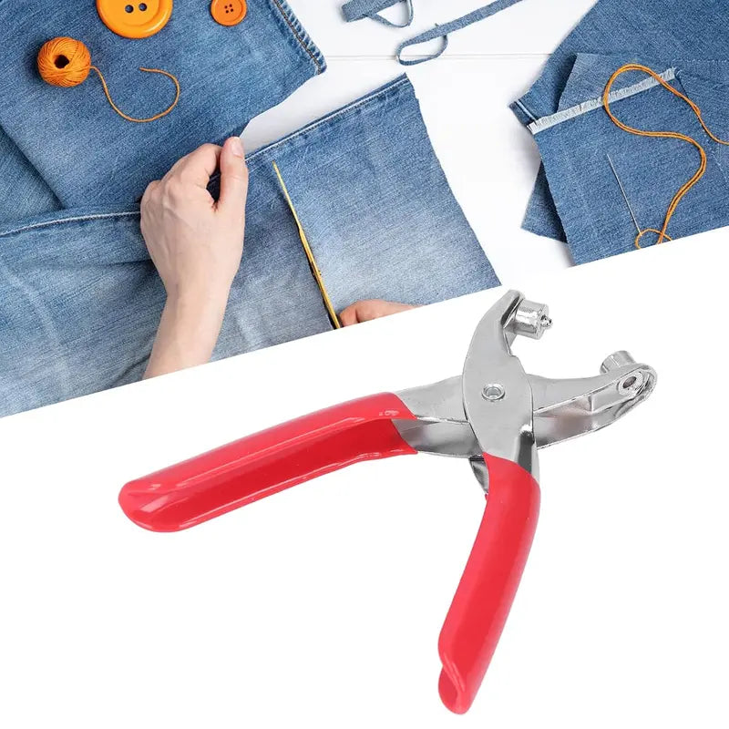 Red Universal Handheld Metal Sewing Pliers