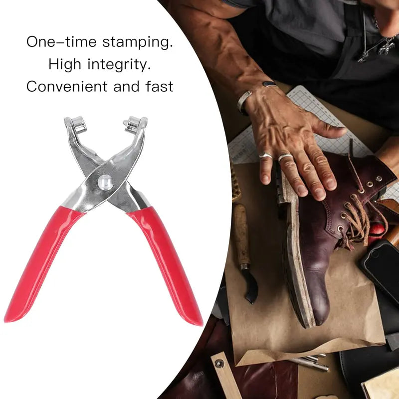 Red Universal Handheld Metal Sewing Pliers