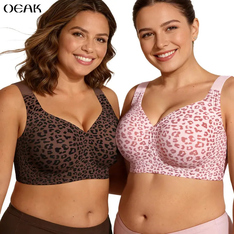 OEAK Women's Wirefree Jelly Full-Coverage Bra