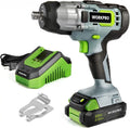 WORKPRO 20V Cordless Impact Wrench, 1/2" Drive, 320 Ft-Lbs Max Torque