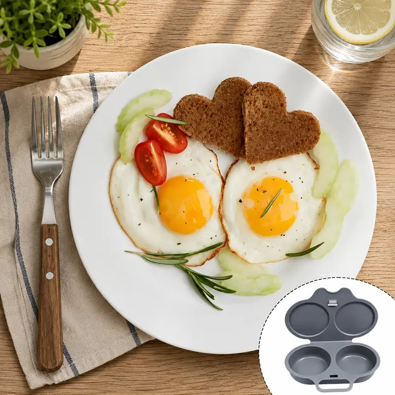 Dark Gray 2-Cup Microwave Omelette Maker
