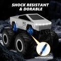 RC Cars 4WD Off-Road Truck - Metal Shell LED Headlights Monster RC Truck, All Terrain Hobby RC Car Toy for Kids & Adults