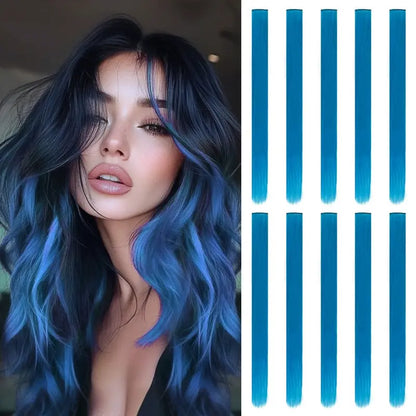 FXMONGYI Colored Hair Extensions