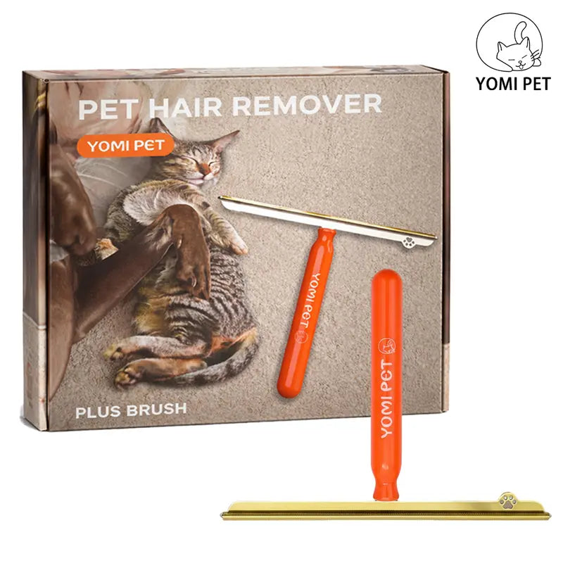 YOMI PET Pet Hair Remover Brush for Car Mats, Carpets & Rugs