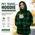 Hands-Free Pet Carrier Hoodie with Front Pouch for Small Cats & Dogs