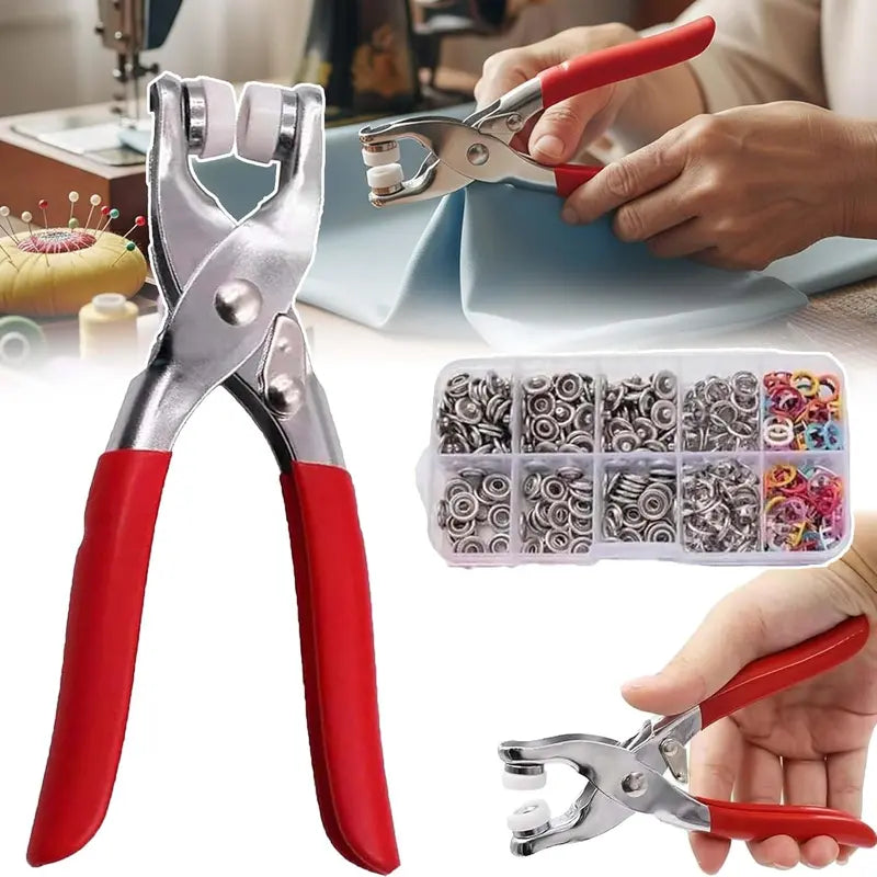 Red Universal Handheld Metal Sewing Pliers