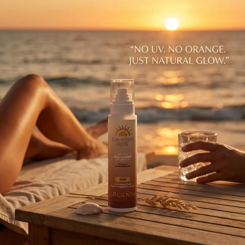 Self Tanning Mist for Body – Non-Sticky, Streak-Free, Vegan Sunless Tanner | All Skin Types | No Fake Tan Smell