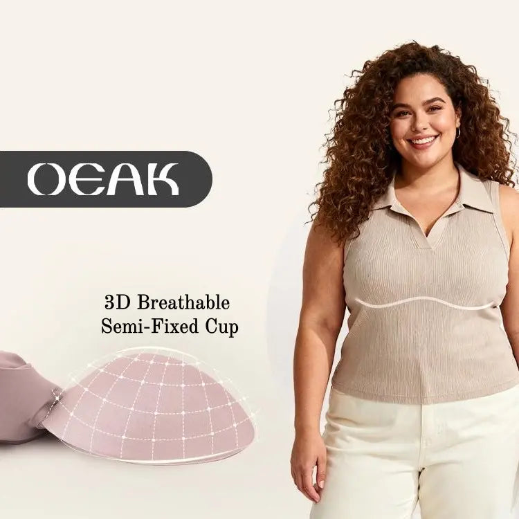 OEAK Women's Wirefree Jelly Full-Coverage Bra