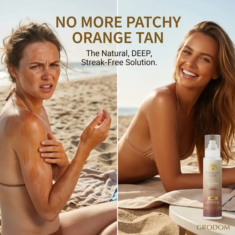 Self Tanning Mist for Body – Non-Sticky, Streak-Free, Vegan Sunless Tanner | All Skin Types | No Fake Tan Smell