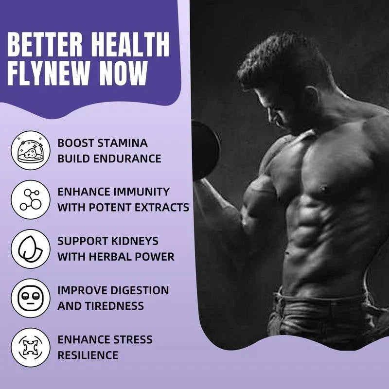 Flynew Shilajit Ultra Optimal Potency, Energy and Immune Support 60 Count