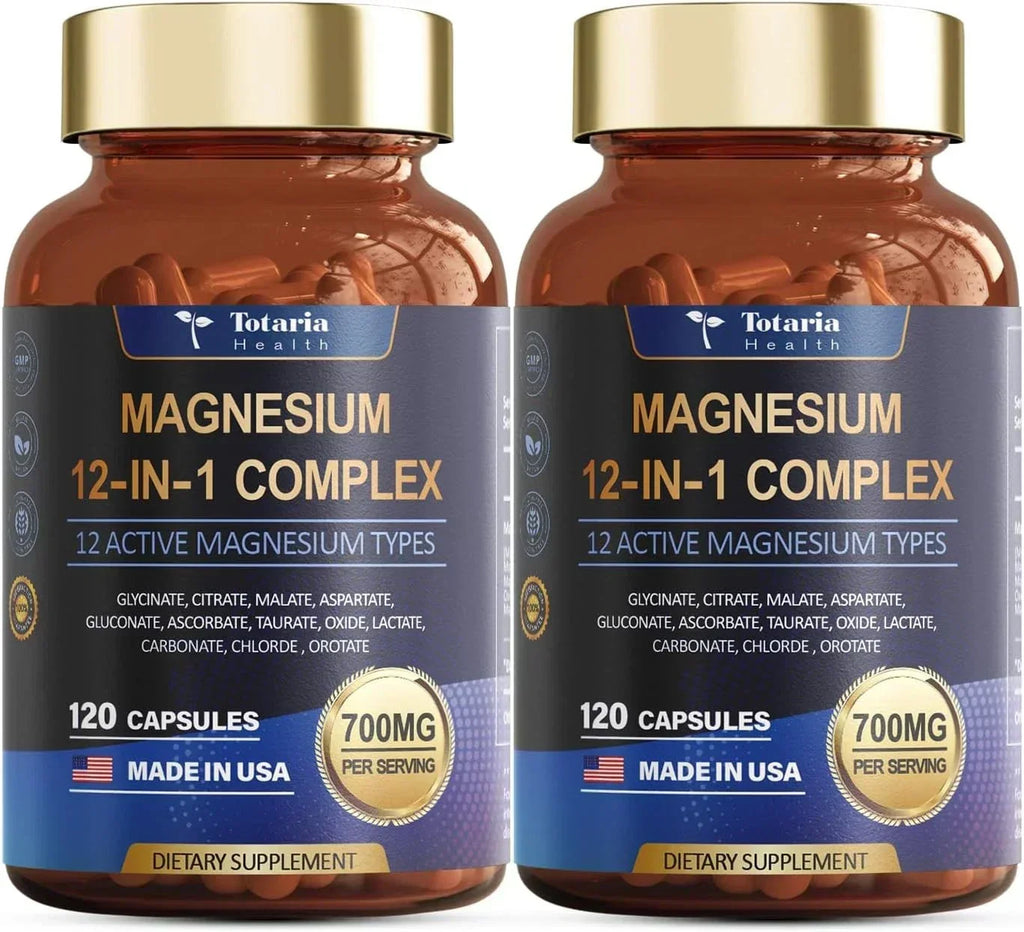Magnesium 12 in 1 Complex 700mg - Glycinate Citrate Malate Taurate.4